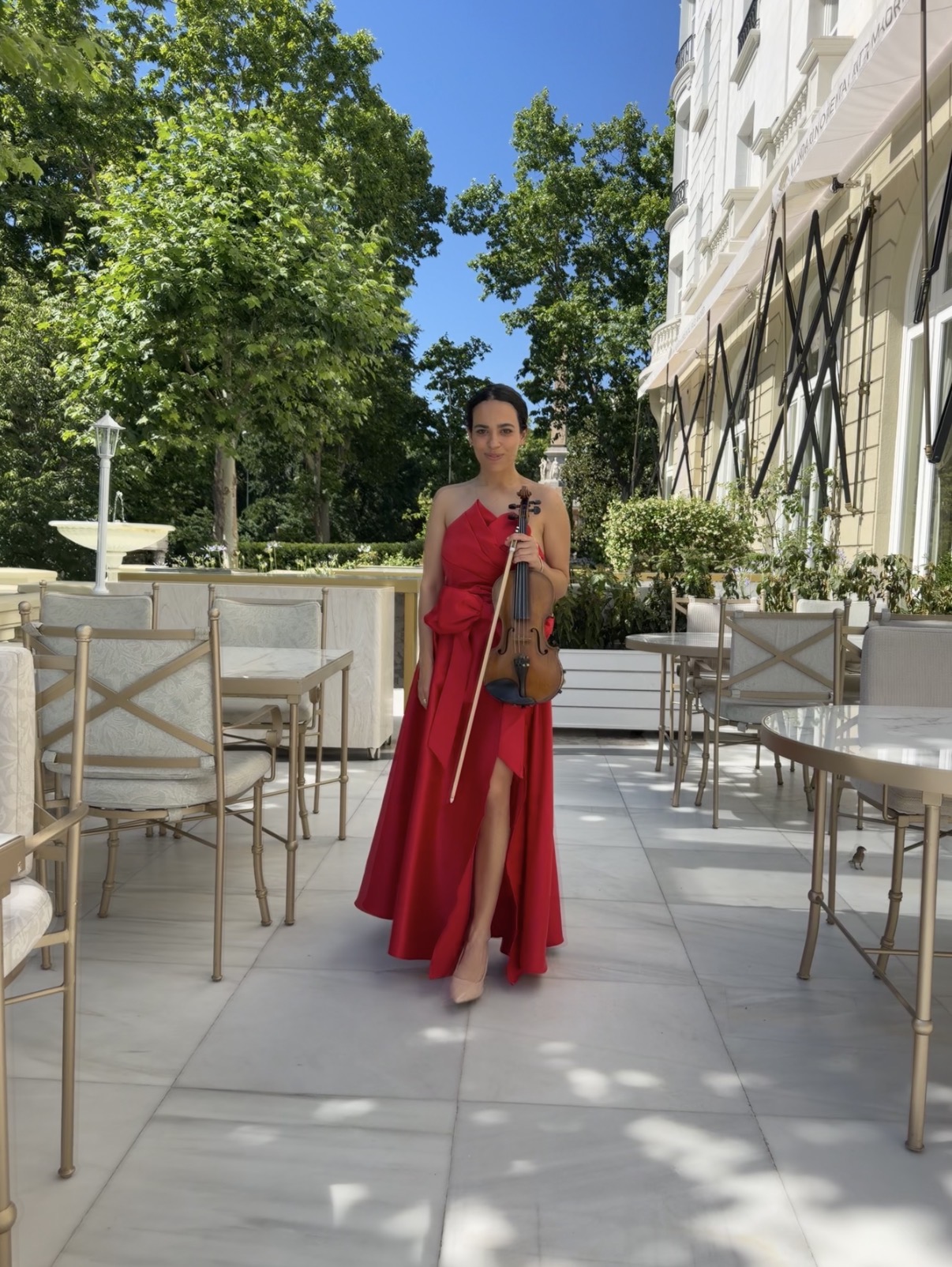 Liana en escena